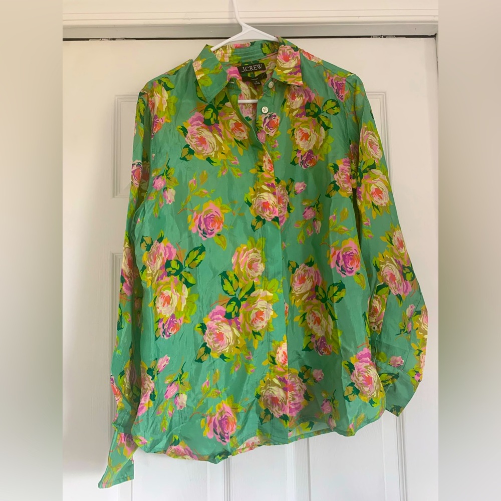 JCrew Button Down Blouse NWT, size 10.